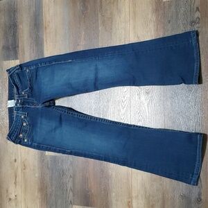 True religon tori low rise jeans blue wash denim